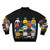 Cycling bomber jacket with tour de france inspired design - Back