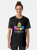 Watercolor painting of the Washington DC skyline, featuring the US Capitol building and other iconic landmarks, on a graphic t-shirt. - Women