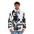Tata Guines Rumba-Inspired Puffer Jacket with Cuban-inspired design - men front