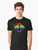 Graphic t-shirt design featuring a nautical anchor and pride flag colors, celebrating nautical, anchor, and boating pride. - Men