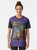 Vintage-style Halloween graphic t-shirt with "Trick or Treat" design featuring Medusa and snakes - Women
