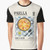 Colorful graphic t-shirt featuring a vibrant paella dish design