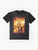 Barbie and Oppenheimer crossover graphic t-shirt, featuring the "Barbenheimer" concept - Flat lay