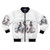 A bomber jacket featuring the iconic "Future Pop" design, perfect for fans of Perfume and Japanese electronic music.