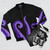 Ursula the Galaxy Sea Witch bomber jacket with tentacle and space print - Flat lay