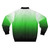 Ombre green to black bomber jacket with shaded gradient pattern - Back