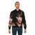 A stylish animal print bomber jacket for casual and fashion-forward outfits. - Lifestyle