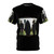 Danger Boys graphic t-shirt featuring a dark, gothic design with birds flying against a blue sky at night