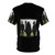 Danger Boys graphic t-shirt featuring a dark, gothic design with birds flying against a blue sky at night - Back