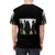 Danger Boys graphic t-shirt featuring a dark, gothic design with birds flying against a blue sky at night - men back