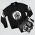 Round the Black Keys Bomber Jacket - Music Themed Outerwear - Flat lay