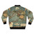 Avatar the Last Airbender map printed on a bomber jacket - Back