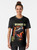 Dungeon Crawler Carl "Mongo!" graphic t-shirt featuring a velociraptor donut design - Women