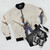 Quebec Patriote Rebellion 1837 French Canadian Bomber Jacket - Flat lay