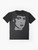 Retro Blade Runner sci-fi graphic t-shirt with pixel and line design - Flat lay