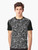 Vegetable Pattern Graphic T-Shirt featuring a colorful design of various vegetables like squash, broccoli, onion, garlic, and more. - Men
