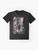 League of Villains graphic anime t-shirt with a bold, stylish design - Flat lay