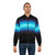 Gradient neon bomber jacket featuring lightning bolt design, inspired by the Percy Jackson series - Lifestyle