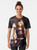 Buffy the Vampire Slayer graphic design t-shirt featuring the show's logo and characters - Women