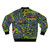 Retro 90s-inspired artsy carpet pattern bomber jacket - Back