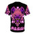 Hyena Japanese graphic t-shirt with cute and kawaii vaporwave style illustration - Back
