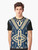 Chic tribal mud cloth graphic t-shirt featuring an artistic African textile design - Men