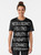 Adapt or Die Encoded Reversed Graphic T-Shirt with science and intelligence design - Women