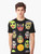 Vintage Halloween Masks Graphic T-Shirt with classic monster designs - Men