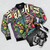 Raphael Ninja Turtle Bomber Jacket - Flat lay