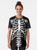Skeleton rib cage graphic design printed on a t-shirt - Women