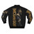 Conor McGregor inspired men's bomber jacket with pinstripe design - Back