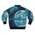 Lunar Mirror Bomber Jacket by Mal Makes - Acrylic jacket with mirrored design - Back