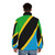 Tanzania flag puffer jacket with national pride - men back