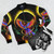 Rising Above Adversity Phoenix Fantasy Art Bomber Jacket - Flat lay