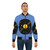 Solar System Vinyl Record Bomber Jacket featuring planets and vinyl records - Lifestyle