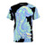 Glow-in-the-dark t-shirt featuring a prehistoric Archaeopteryx dinosaur in a starry galaxy design