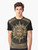 Golden Apollo Sun God on Greek Key Ornament Graphic T-Shirt - Men