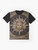 Golden Apollo Sun God on Greek Key Ornament Graphic T-Shirt - Flat lay