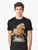 Palomino horse running through nature in a colorful painting graphic design on a t-shirt - Men