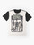 Vintage graphic t-shirt featuring Arthur Lee and his psychedelic rock band Love - Flat lay