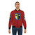 Crusaders bomber jacket with crossed axes and LEGO castle design - Lifestyle