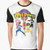 "Girl Rangers Group" graphic design on a colorful t-shirt for queer pride and lesbian support