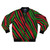 90's Tribe Called Quest inspired bomber jacket with a vibrant tribal pattern.