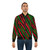 90's Tribe Called Quest inspired bomber jacket with a vibrant tribal pattern. - Lifestyle