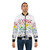 BFDI and TPOT characters printed on a black bomber jacket - Lifestyle