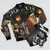 Creed Weathered Bomber Jacket - Music Inspired Fashion - Flat lay