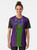 Purple Cosplay Graphic T-Shirt with Joker Costume Design - Women