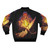 First of the Dead Dark Souls-inspired bomber jacket featuring a skull and skeleton design - Back