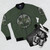 Mechwarrior Madcat Mech Camo Bomber Jacket - Flat lay