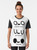 "We All Have Demons" graphic t-shirt with owo text and furry design - Women